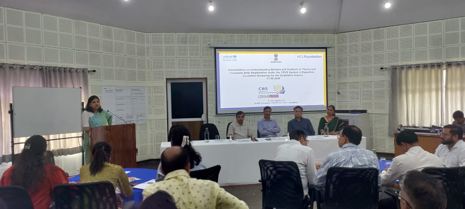 CRVS behavioural research activity